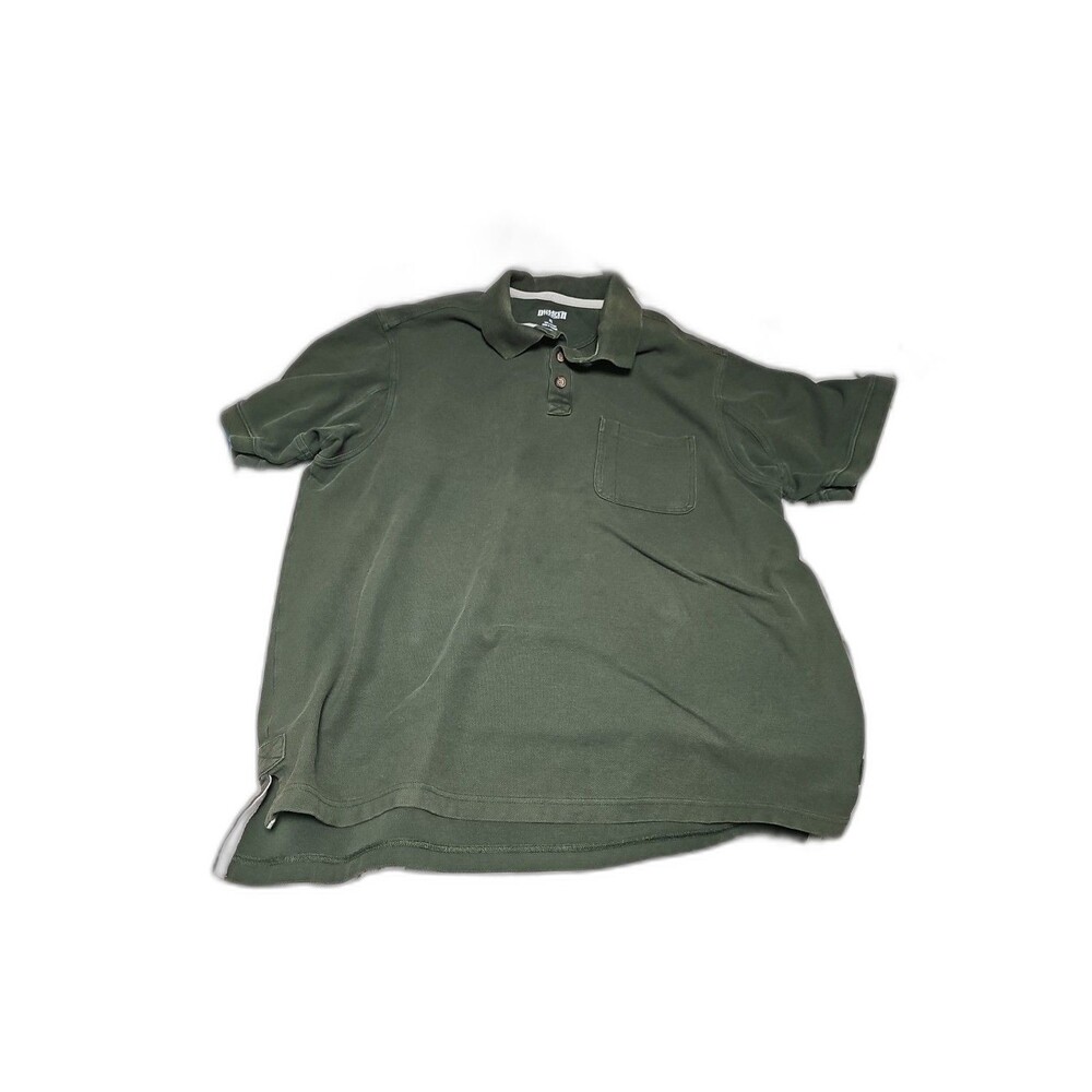 Duluth Polo Shirt Mens Size XL Tall Green Work Rugged Golf Outdoors Athleisure